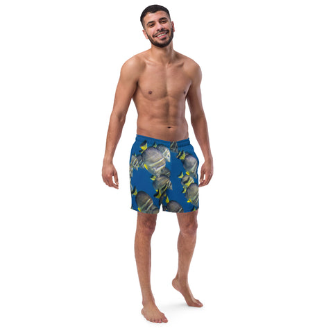 Surgeonfish School Men's swim trunks
