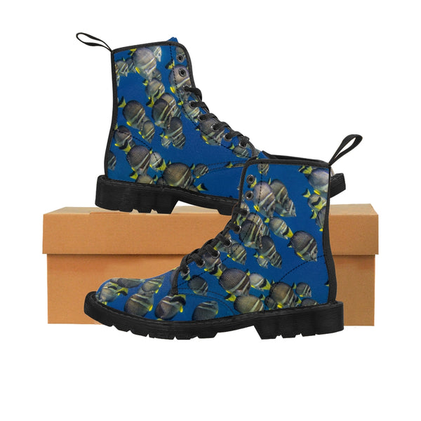 Ocean Tangs Women's Canvas Boots
