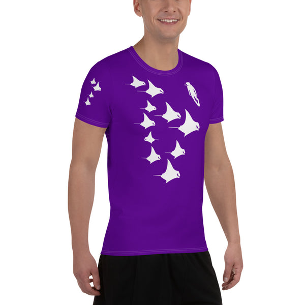 Manta Madness DriFit All-Over Print Men's Athletic T-Shirt