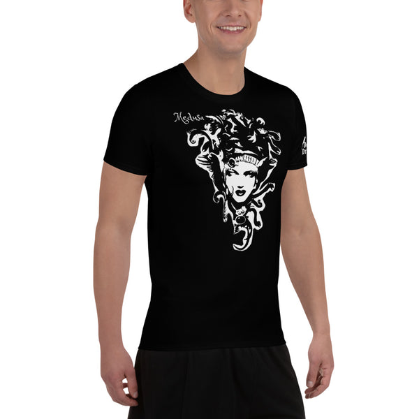 Medusa by Artist Yoko Tomita design All-Over Print Men's Athletic T-shirt