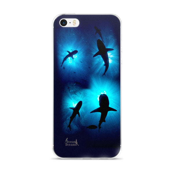 Sunburst Sharks iPhone Case