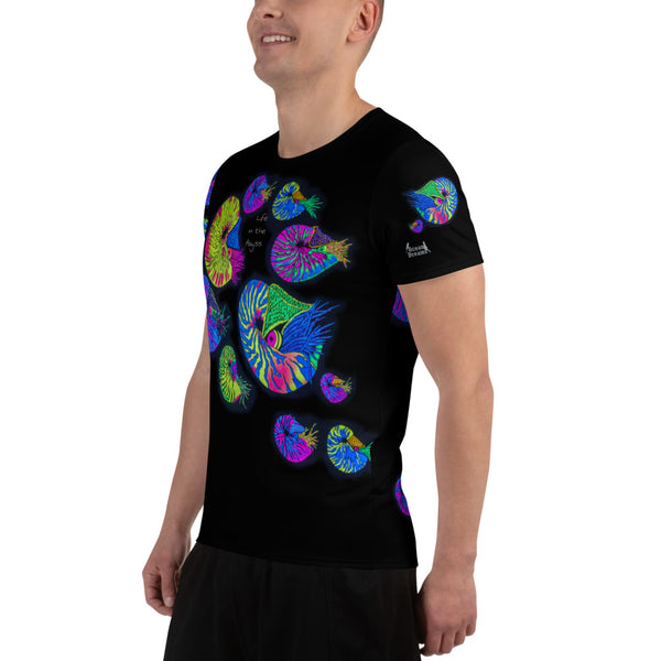 Life in the Abyss All-Over Print Men's Athletic T-shirt