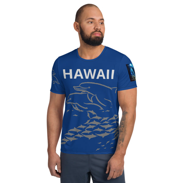 50 Best Hawaii All-Over Print Men's Athletic T-shirt