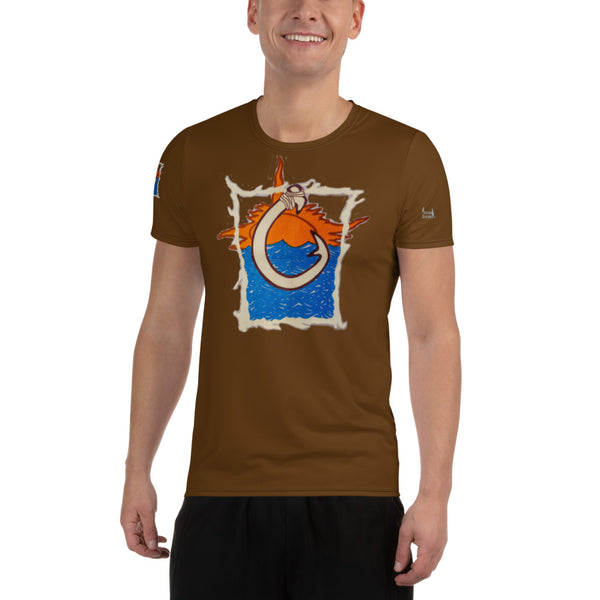 Oceania All-Over Print Men's Athletic T-shirt