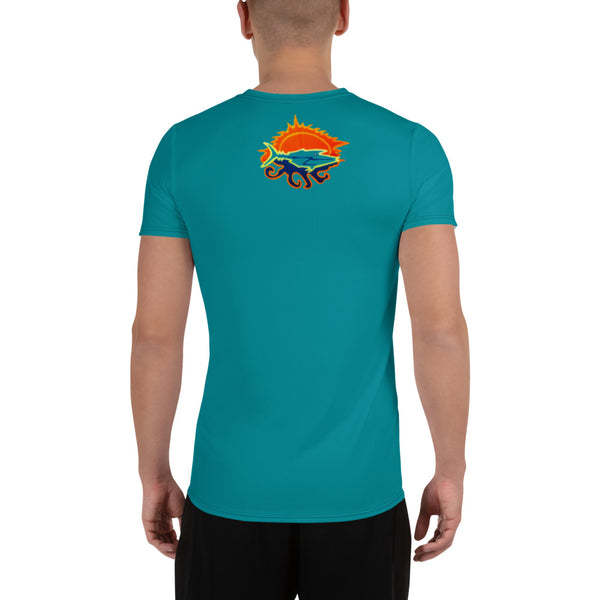 Micronesian Dream All-Over Print Men's Athletic T-shirt