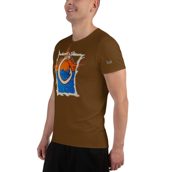 Oceania All-Over Print Men's Athletic T-shirt