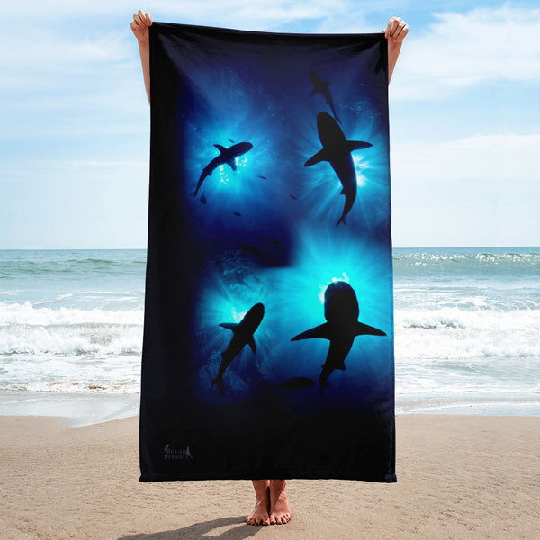 Shark Sunburst Towel