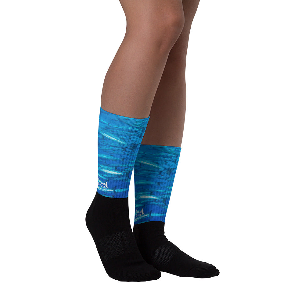 Blue Barracudas Socks