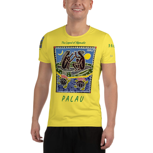 Palau Legends - Legend of Ngemelis -All-Over Print Men's Athletic T-shirt